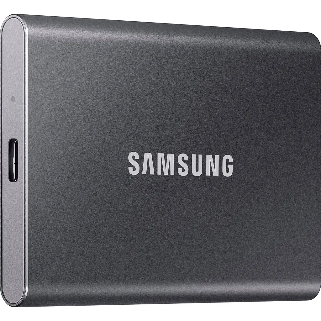 Зовнішній SSD накопичувач Samsung T7 4TB Titan Gray (MU-PC4T0T/WW) [109766] - фото 4