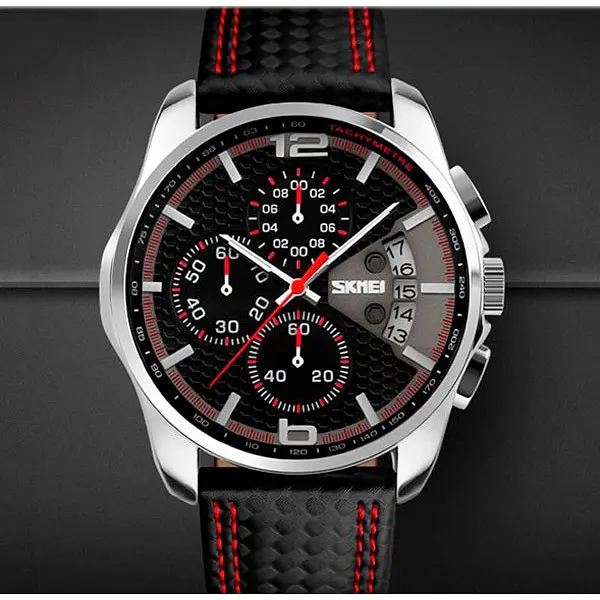 Мужские часы Skmei 9106 Spider red - фото 3