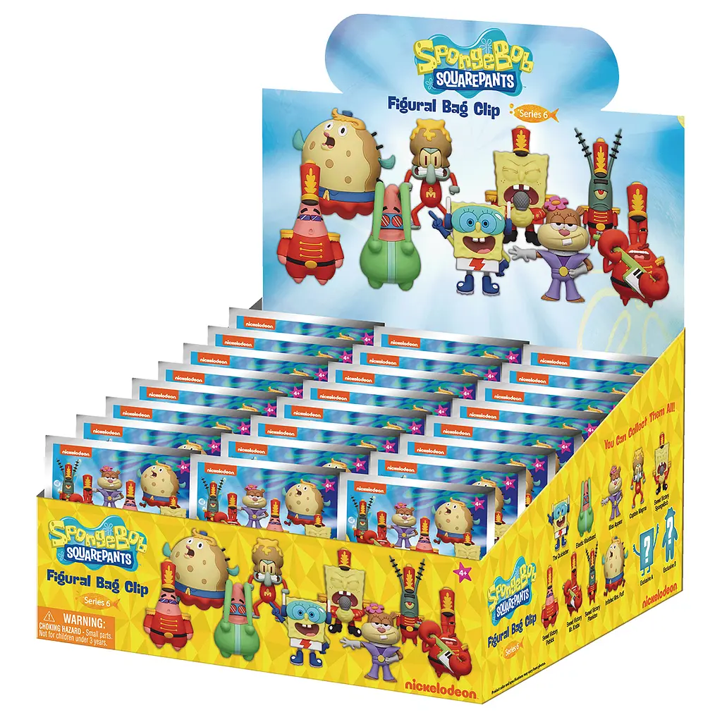 Ігрова фігурка на кліпсі Monogram Губка Боб S6 в асортименті (63345) - фото 4