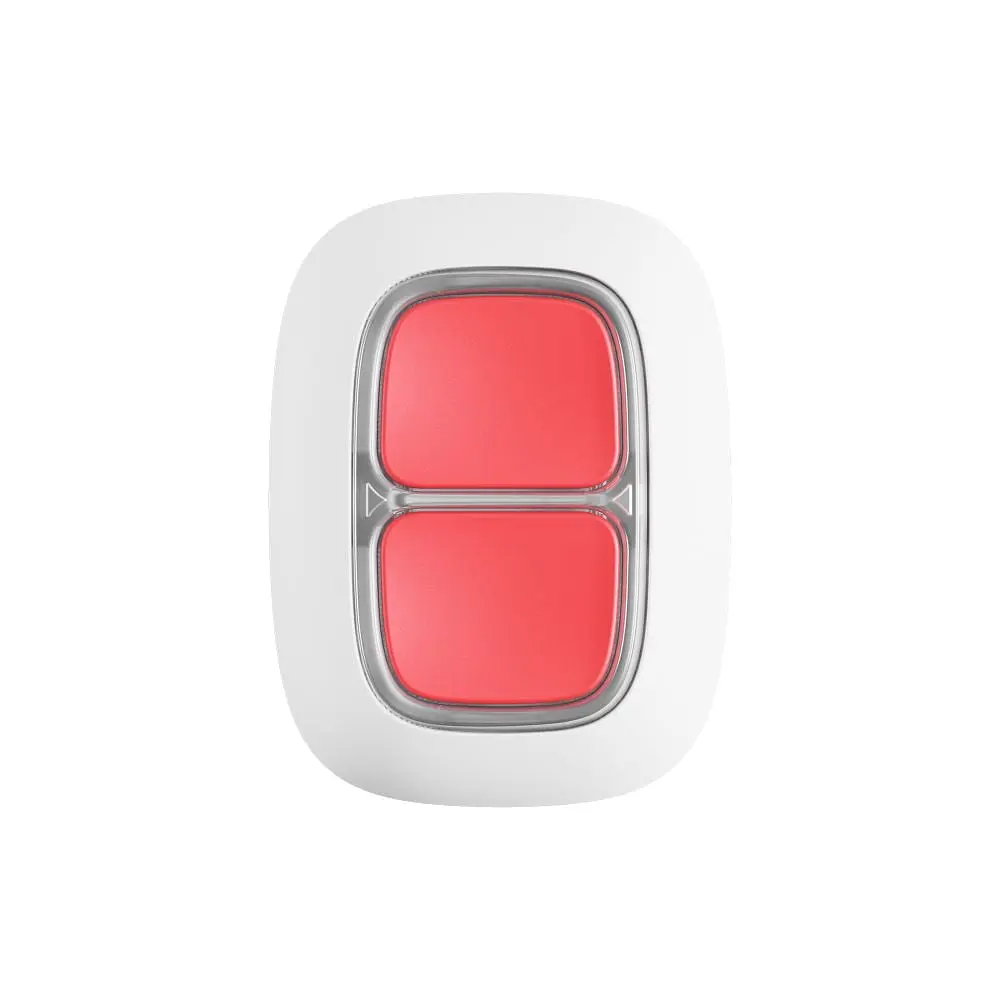 Тривожна кнопка Ajax DoubleButton біла (26-00013)