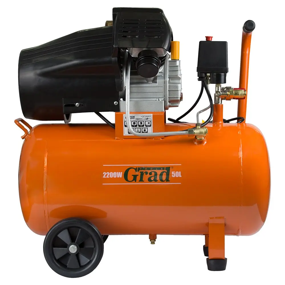 Компресор Grad V 2.2 кВт 386 л/хв 8 бар 50 л (7043935)