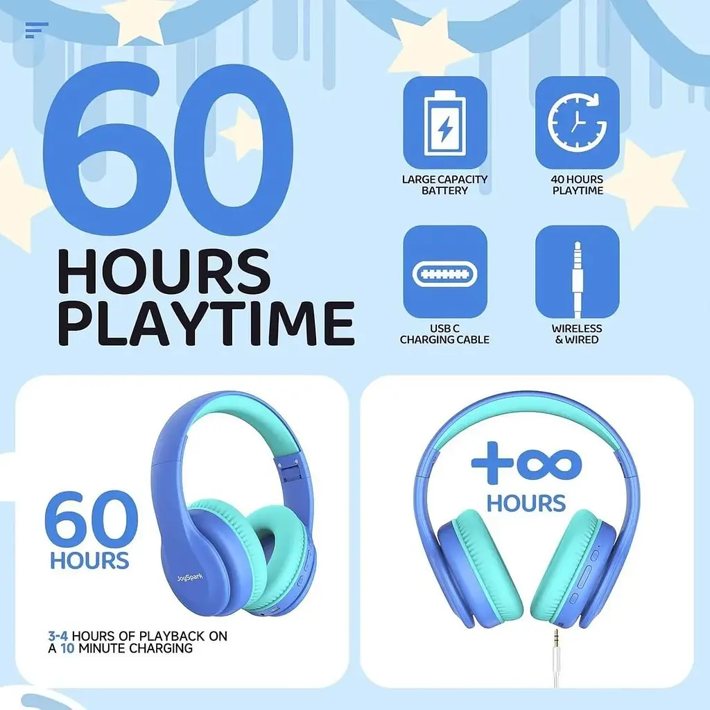 Бездротові навушники для дітей Bluetooth 85/94 дБ - фото 6