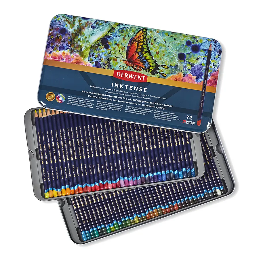 Чорнильні олівці Inktense 72кол Derwent - фото 5