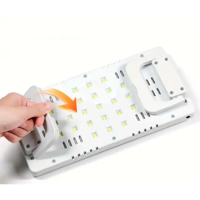Лампа для манікюру від USB з підлокітником 88Вт SUN HPL Рожева - фото 5