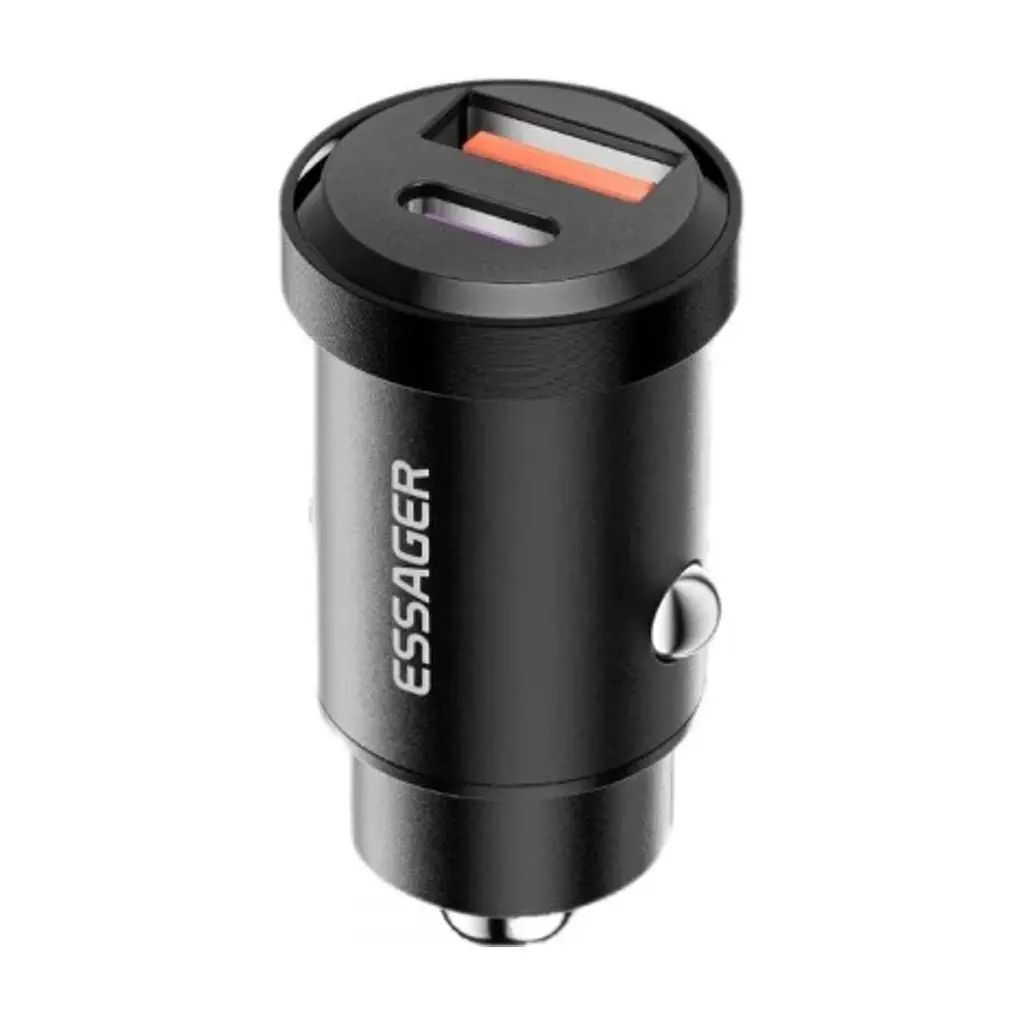 Зарядное устройство для Essager 1xUSB-C 30W + 1xUSB black (ECCAC-TL01) - фото 4