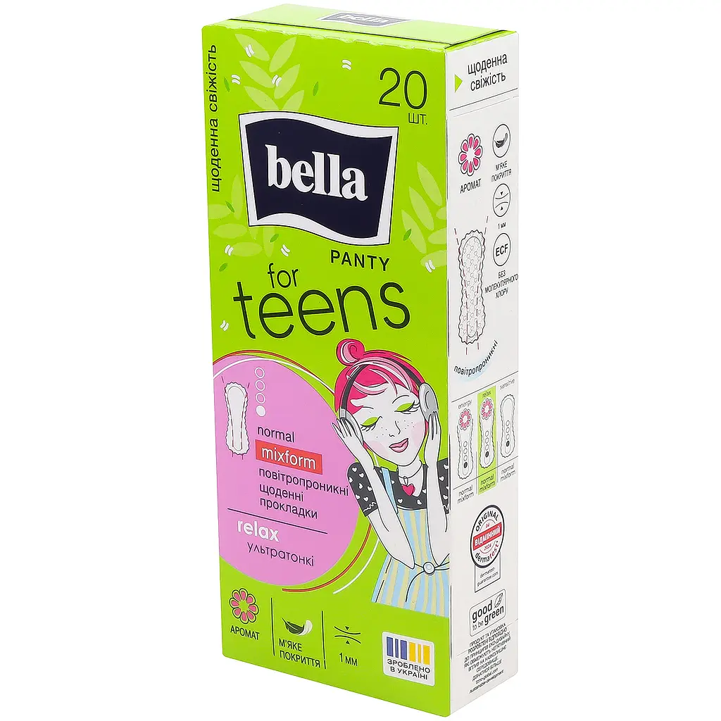 Прокладки гігієнічні Bella Panty for teens relax normal mixform 20 шт. - фото 3