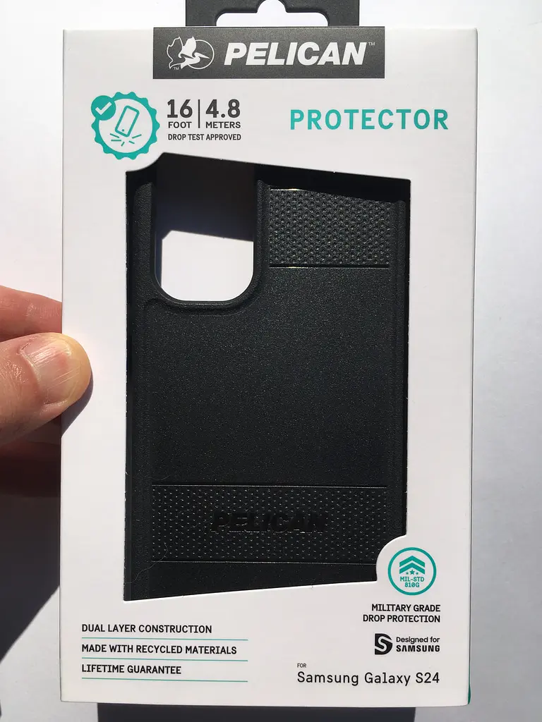 Протиударний чохол для Samsung Galaxy S24/S25 (S921/S931) Pelican Protector Black аналог OtterBox Symmetry - фото 3