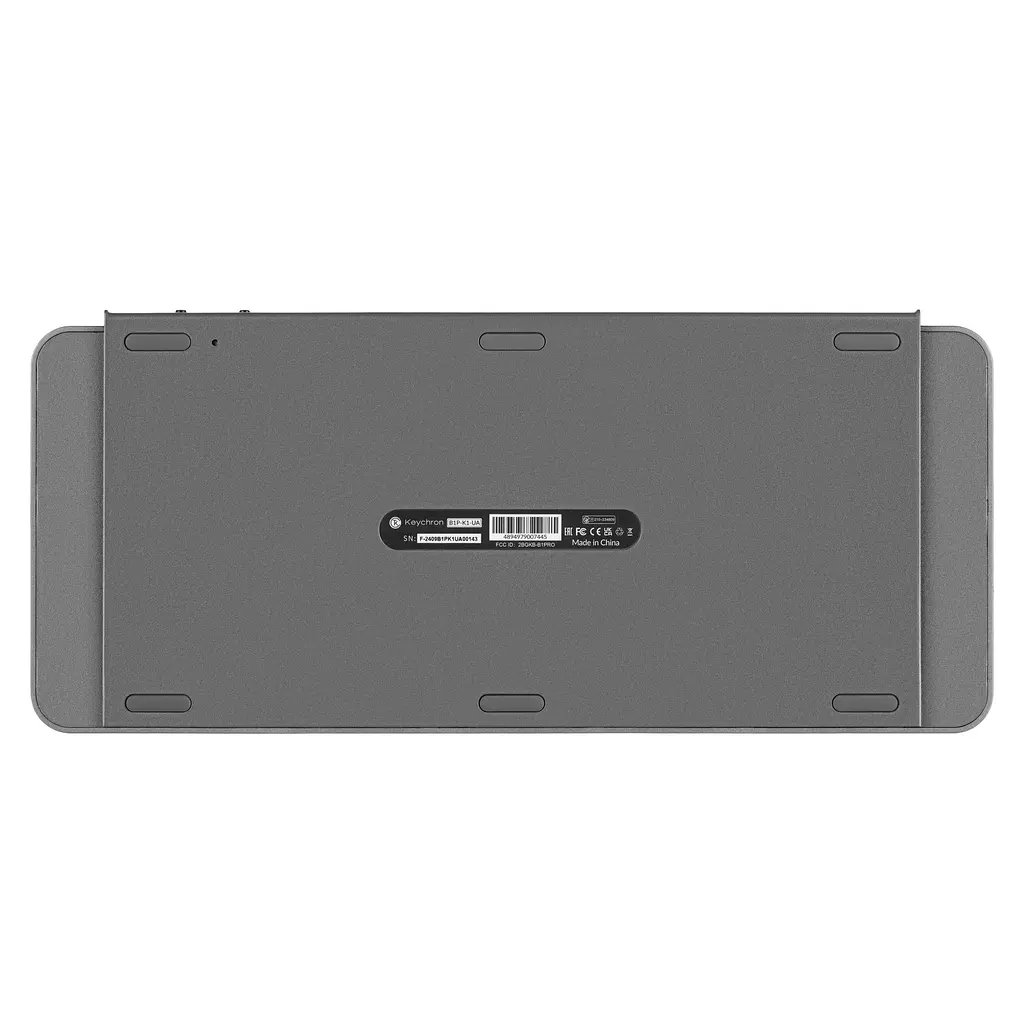 Keychron Клавиатура мембрана B1 Pro, USB/WL/BT, space gray - фото 2