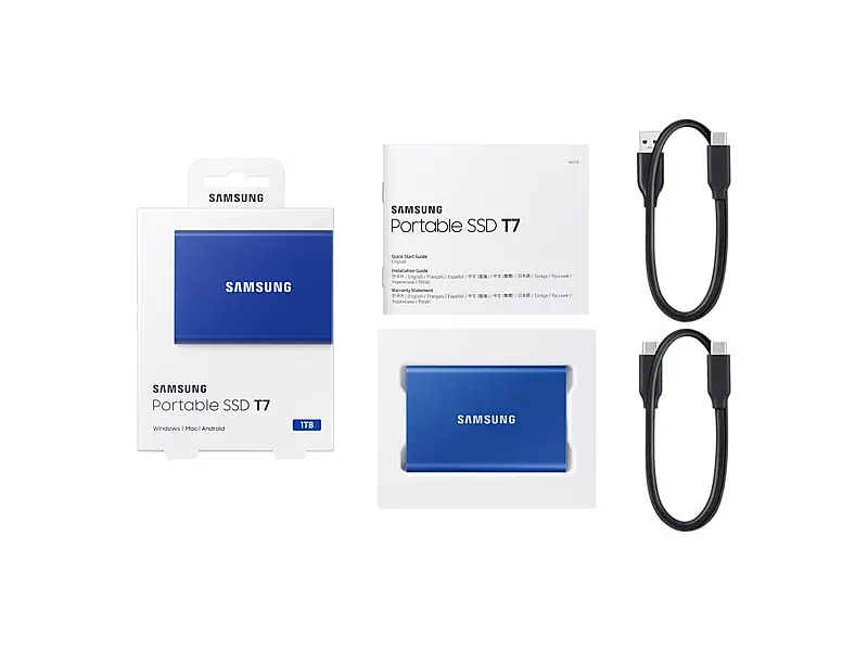 SSD-накопичувач Samsung T7 1 TB Indigo Blue (MU-PC1T0H/WW) - фото 12