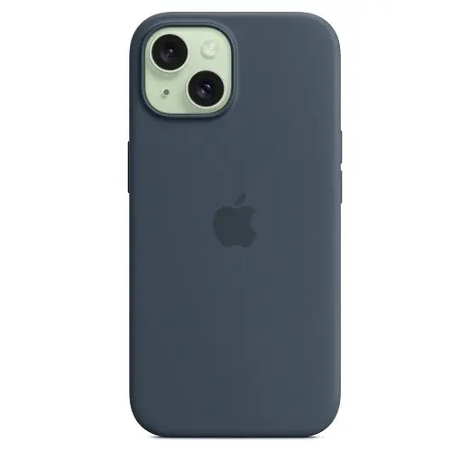 Силіконовий чохол CasePro Silicone Case з MagSafe Storm Blue для iPhone 15 Plus - фото 4