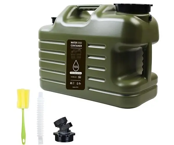 Бутель Каністра 18.5 л для води з краном та ручкою, зелений, ViO PET-TG 18.5L - фото 4