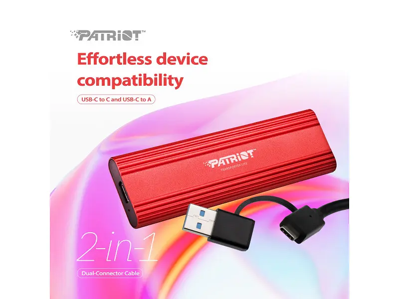 SSD-накопичувач Patriot Transporter Lite 1 TB (PTPL1TBPEC) - фото 4