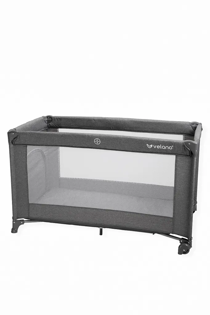 Ліжко-манеж дитяче VELANO Flexi, grey - фото 2