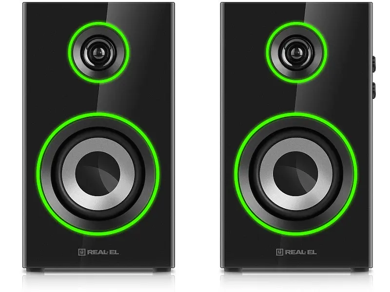 Комп'ютерні колонки REAL-EL S-415 Black (EL121200017) - фото 3