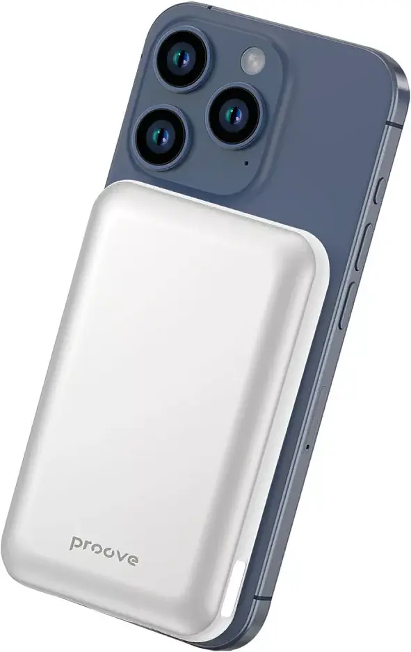 Портативний акумулятор Proove Vibe Energy Plus Magnetic 22.5W 10000mAh silver white (PBVE15012206) - фото 2
