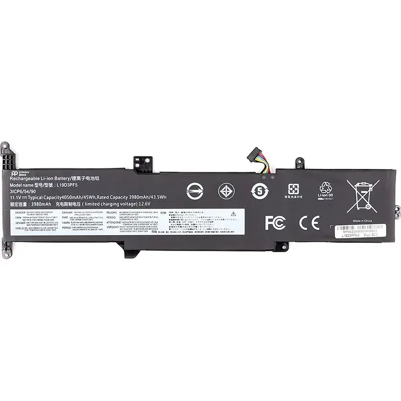 Акумулятор PowerPlant для ноутбуків LENOVO Ideapad 3-15 (L19D3PF5) 11.1V 3980mAh (NB482047) - фото 2