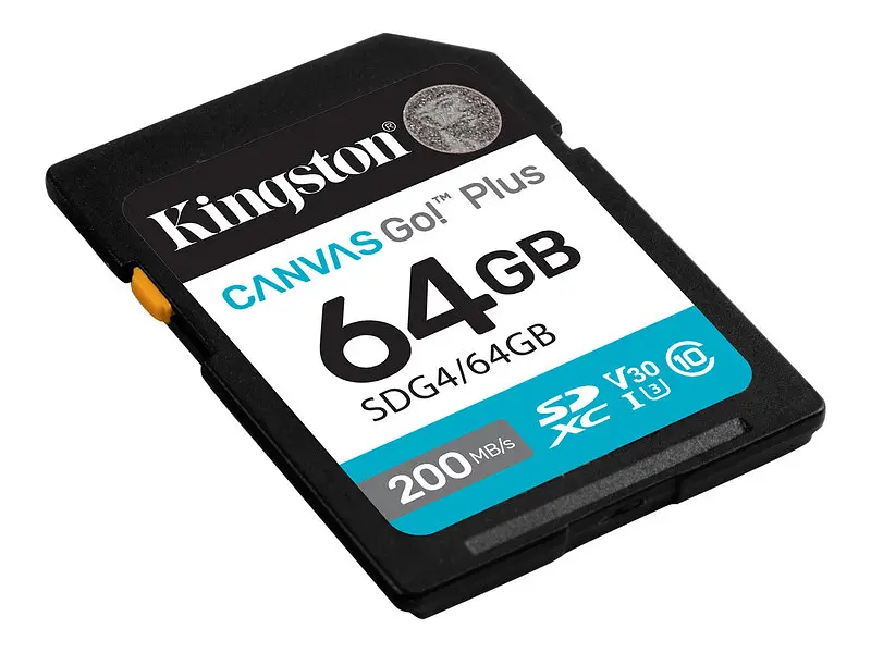 Карта пам'яті Kingston Canvas Go! Plus SDXC UHS-I U3 V30 Class 10 64 GB (SDG4/64GB) - фото 2