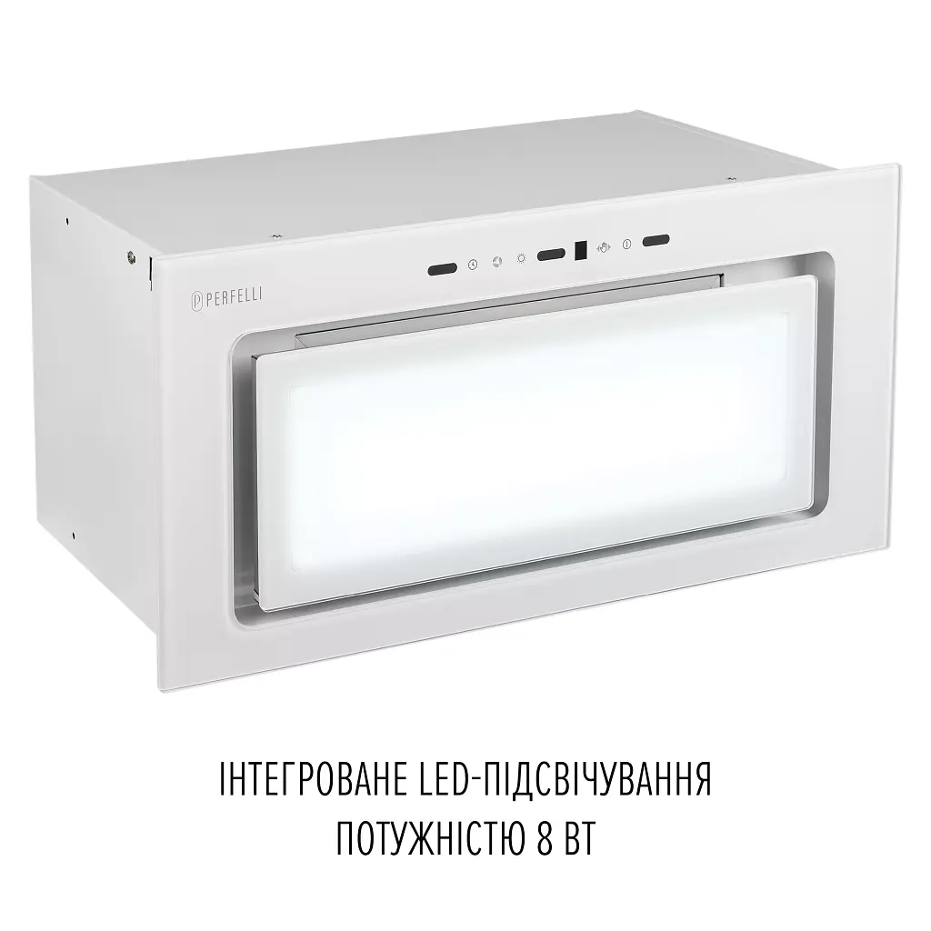 Витяжка повновбудована PERFELLI DESIGN VISION 6 BIANCO SILENZIO - фото 6