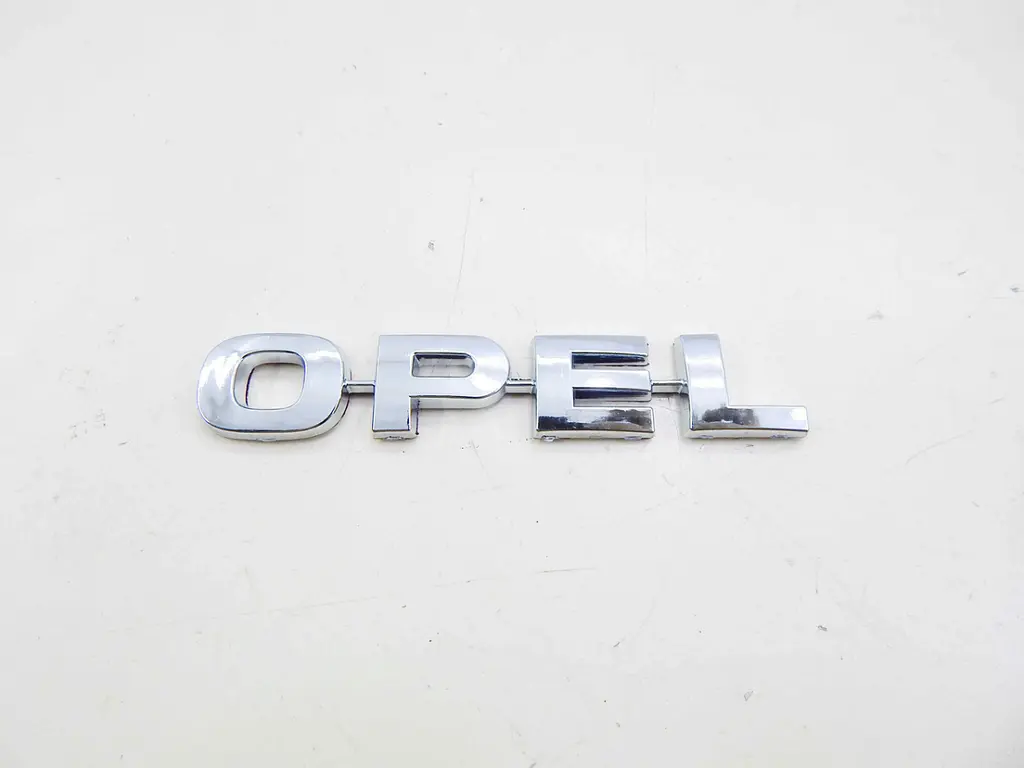 Емблема Opel Опель 95х16 мм Хром на скотчі (Завод) - фото 3