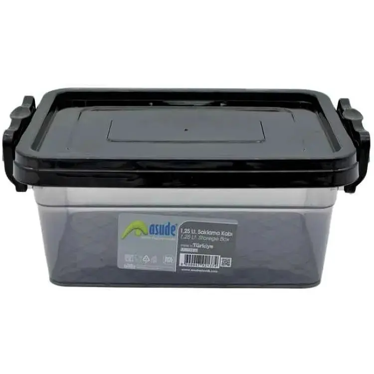 Контейнер ASUDE PLASTIK 1,25л чорний