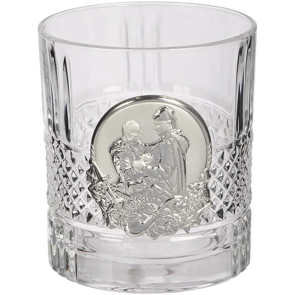 Подарочный набор стаканов Boss Crystal "Казаки" с серебряными накладками - фото 7
