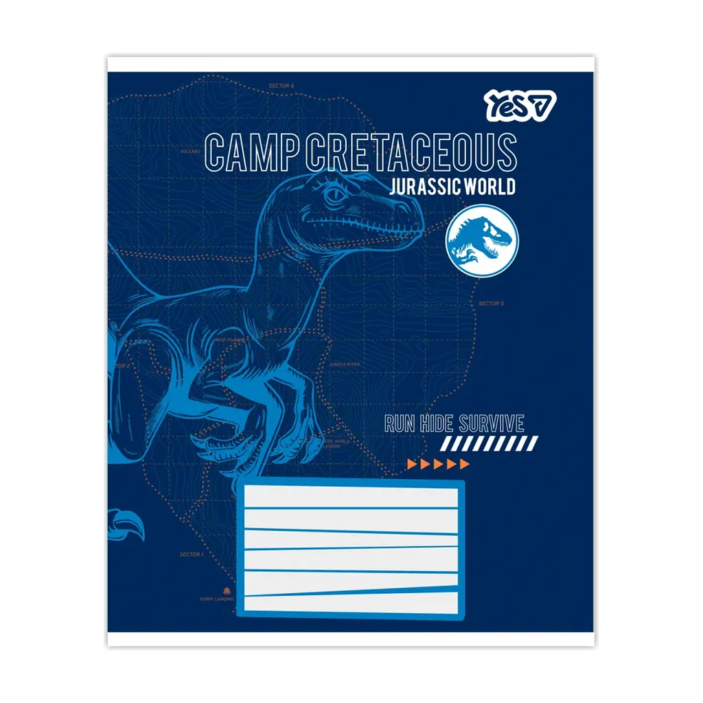 Зошит Yes Jurassic World.Camp cretaceous А5 24 аркушів клітинка (768816), в асортименті - фото 4