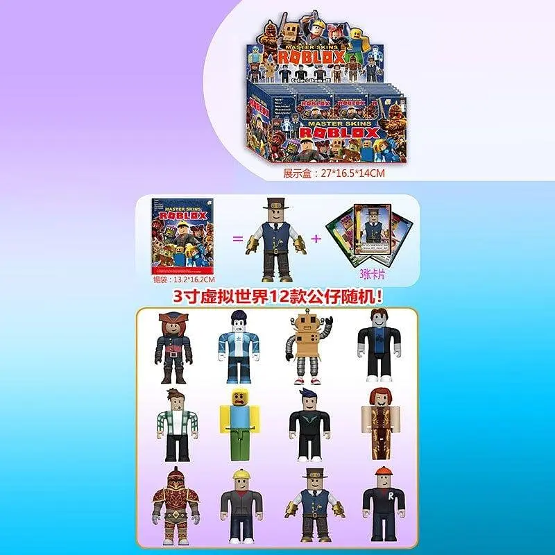 Герой Roblox 99300 В БЛОЦІ, сюрприз, 3 колекційні картки, в коробці - фото 2