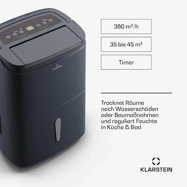 Осушитель воздуха Klarstein DryFy Connect 40л (10045540) - фото 4