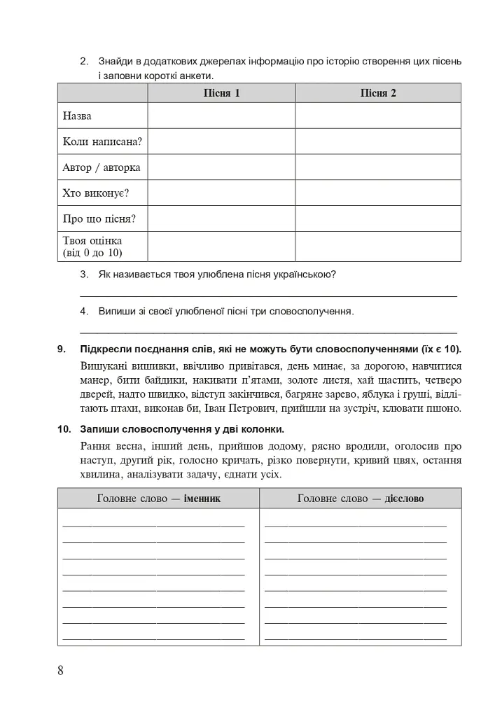 Українська мова. 5 клас. Робочий зошит. Частина 2 (за модельною програмою Голуб Н.Б., Горошкіної О.М.) - Тарас Ткачук - фото 7