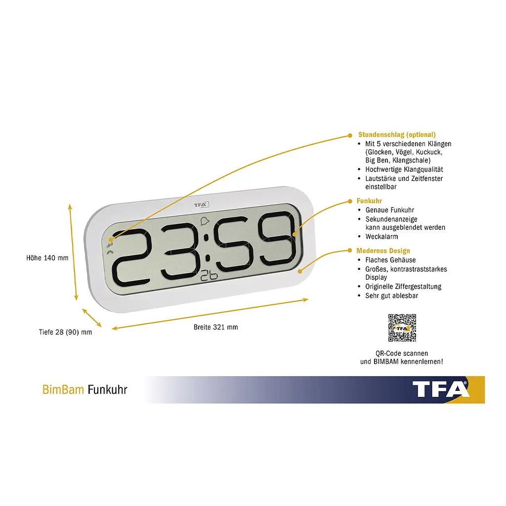 Годинник настільний TFA BimBam 60451402 - фото 2