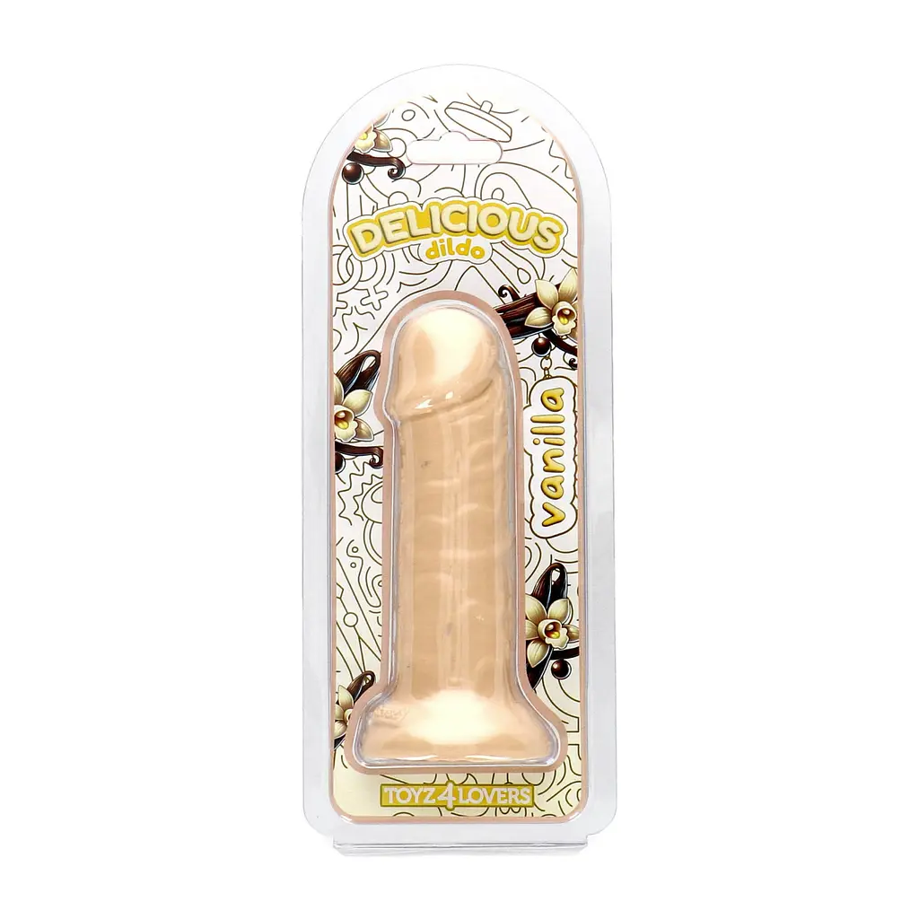 Фалоімітатор з ароматом ванілі - Toyz4lovers Delicious Dildo Vanilla, 15 см - фото 6