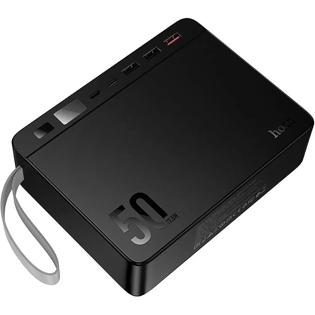 Зовнішній акумулятор Hoco J166 Carretera 50000mAh 22.5W Black [165927] - фото 4