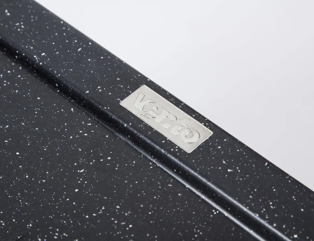 Каменная мойка Ventolux Diamante Space Black 765x485x200 мм - фото 6