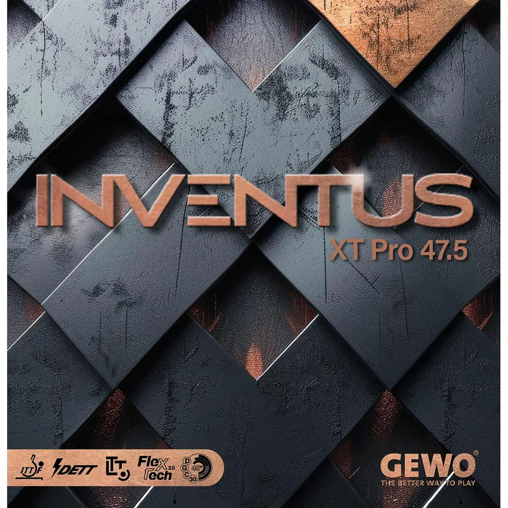 Ракетка для настільного тенісу Gewo Zoom Pro OFF-, Inventus XT Pro 47.5+Elaxxon 45.0, ST (1163800003) - фото 3