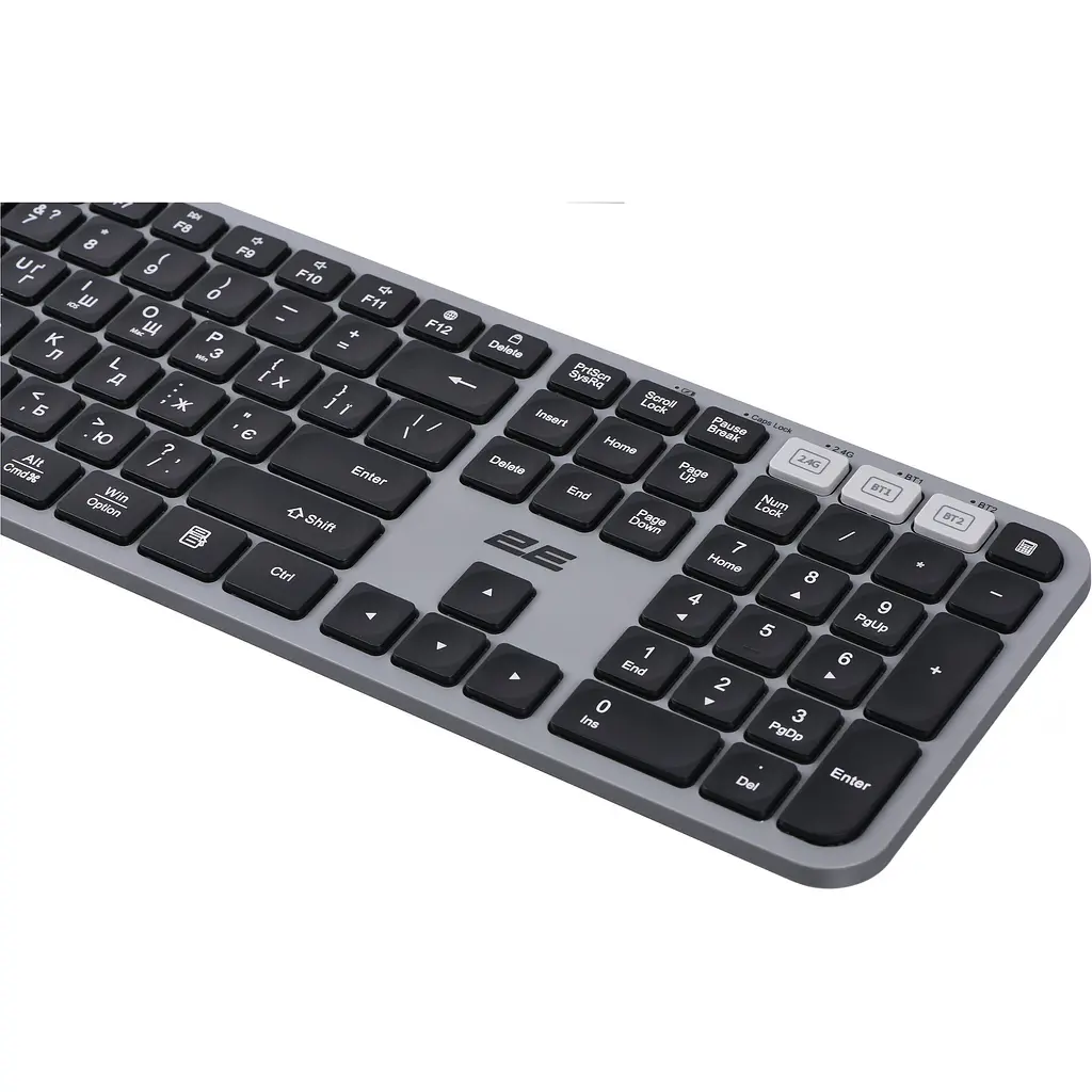 Комплект (клавіатура + миша) 2E MK440 Grey/Black (2E-MK440WBGR_UA) [140898] - фото 3