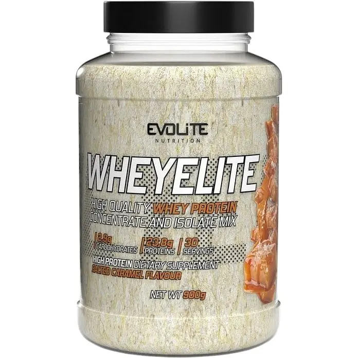 Протеин Evolite Nutrition Whey Elite Соленая карамель 900 г - фото 1