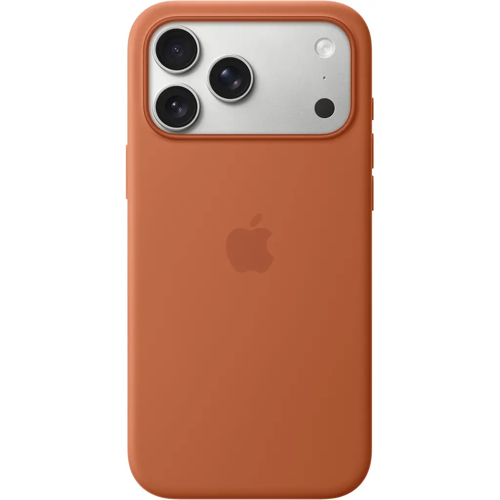 Чохол Silicone Case with Button, Animation & MagSafe для Apple iPhone 17 Pro Max Terra Cotta AAA [149949] - фото 2
