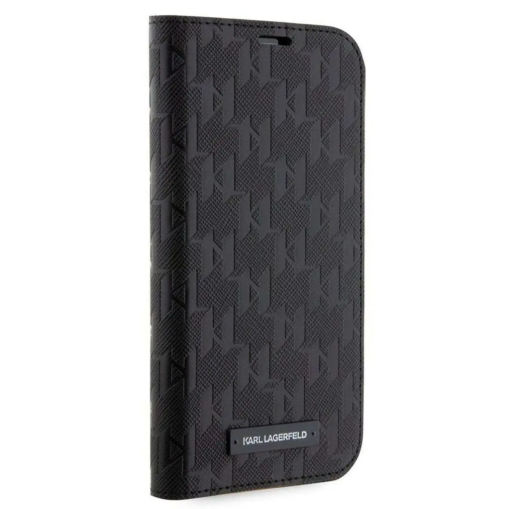 Чехол Karl Lagerfeld PU Saffiano Monogram для iPhOne 14 Black - фото 3