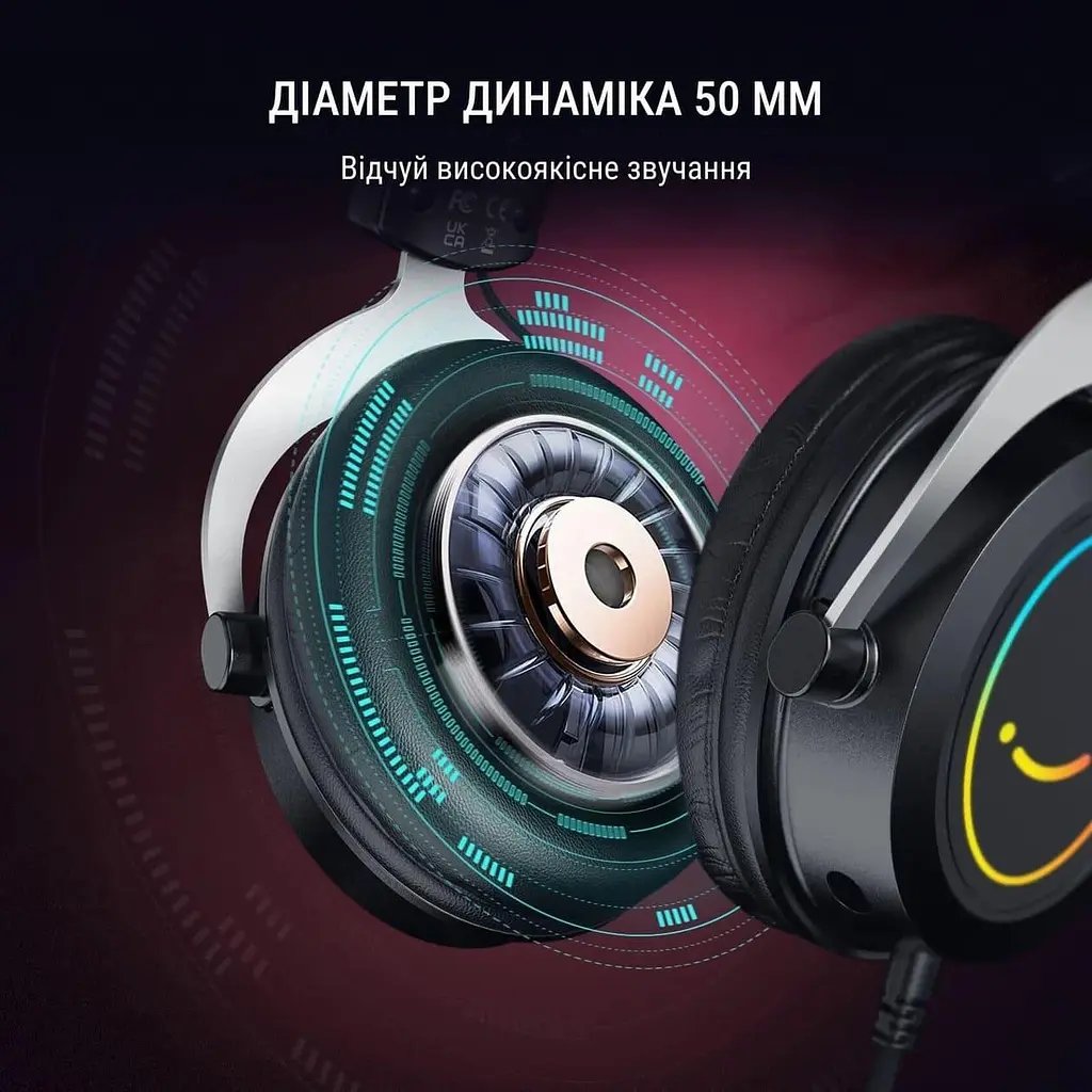 Игровая гарнитура Fifine H3 RGB Black (H3) - фото 8