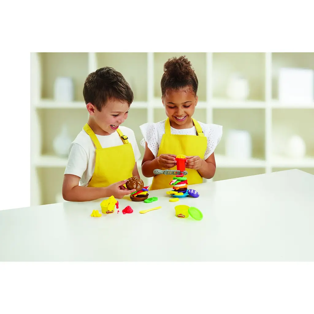 Набор для творчества с пластилином Hasbro Play-Doh Kitchen Creations Burger and Fries Set (E5112_E5472) - фото 11