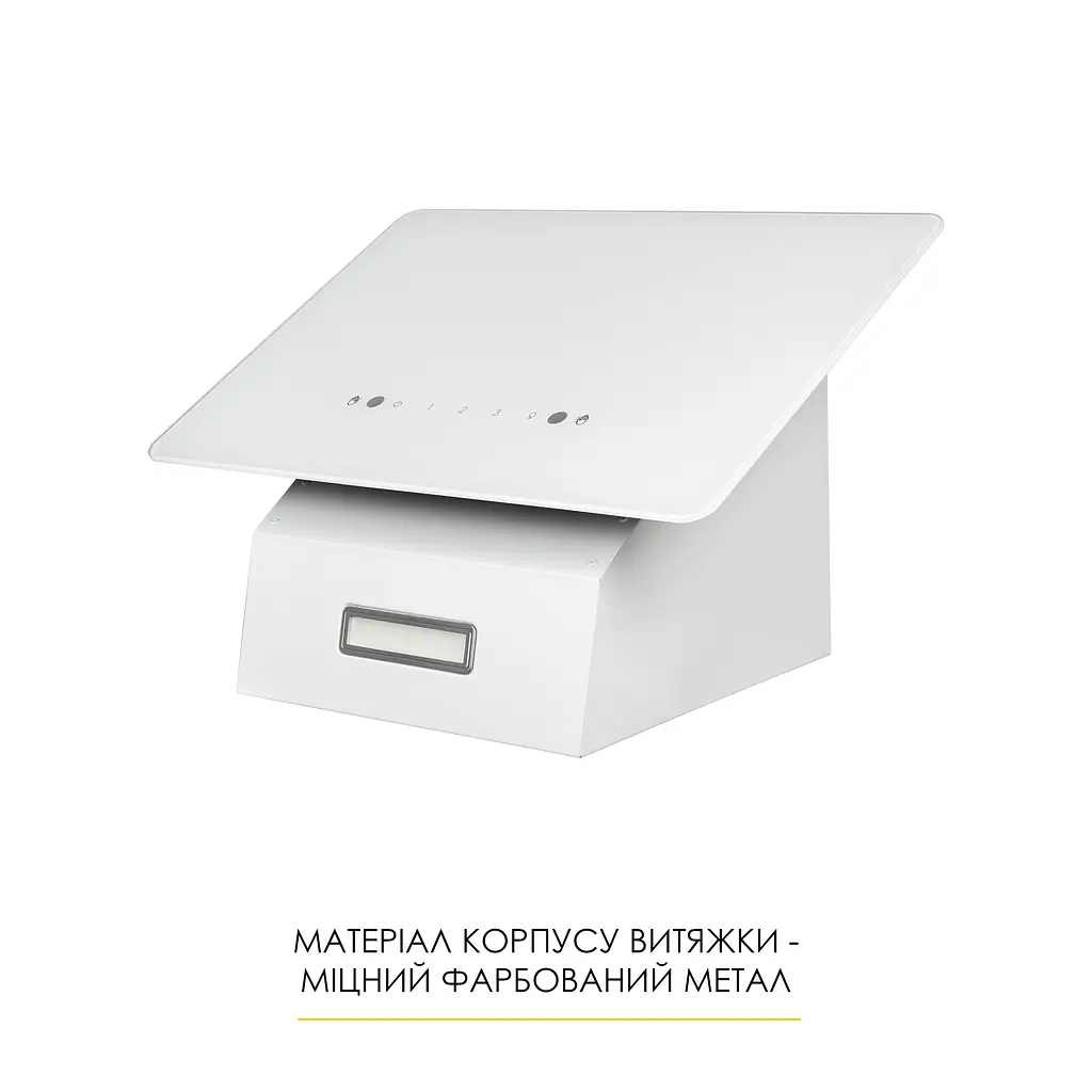 Витяжка декоративна похила WEILOR AURA WDS 63 WHITE - фото 8