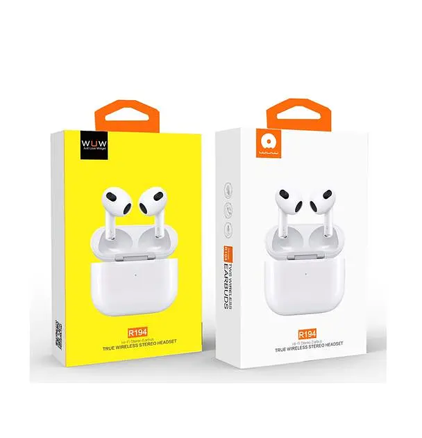 Беспроводные наушники WUW-R194, TWS, BT5.0, 30mAh, 200mAh, 4h, white - фото 4