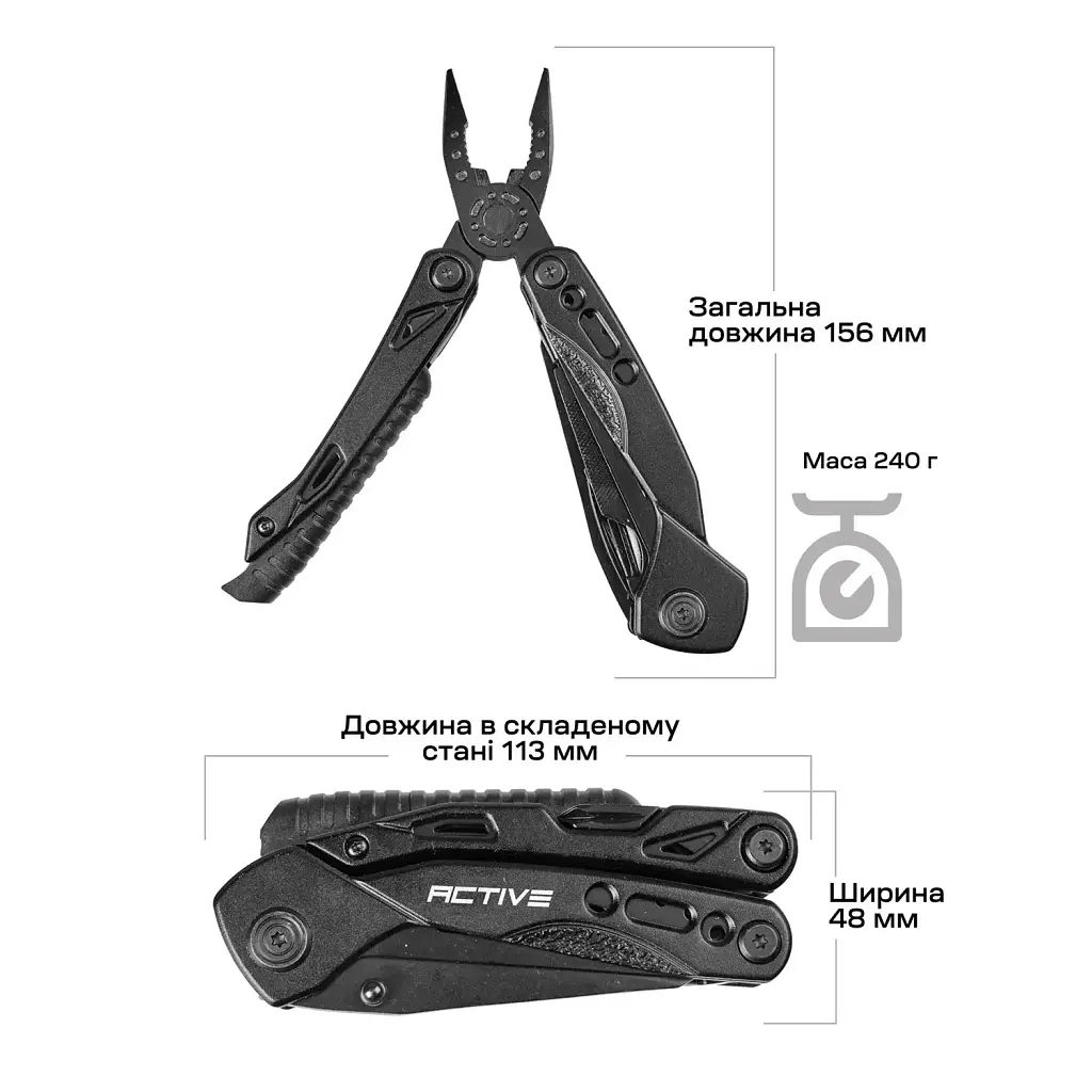Мультитул Active Firetool (PE82A-5H) - фото 12
