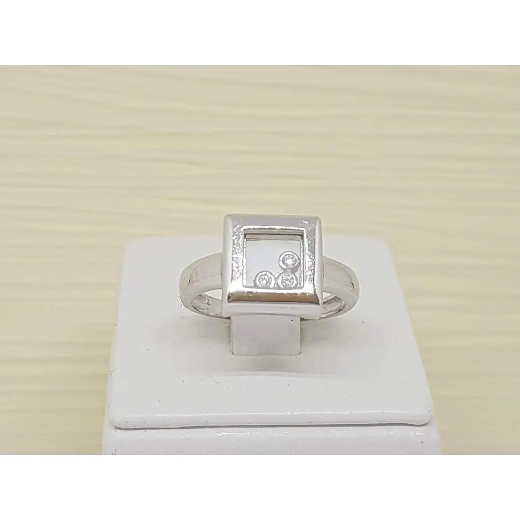 Золоте кільце Столична Ювелірна Фабрика з фіанітами. 150855Б 18 - фото 4