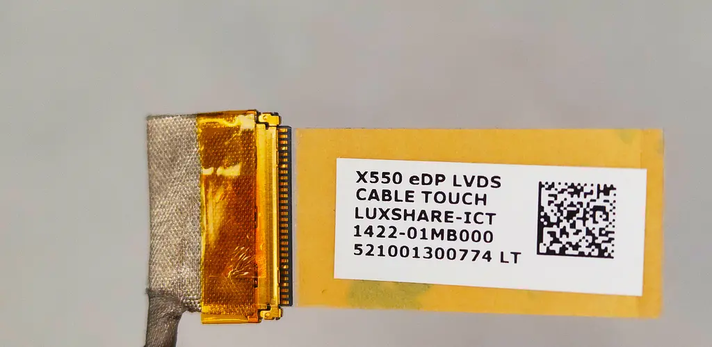 Шлейф матриці для ноутбуків Asus X550LA, X550LB, X550LC, X550LD, K550LA, Y581L, eDP 30pin (з мікрофоном) - фото 2