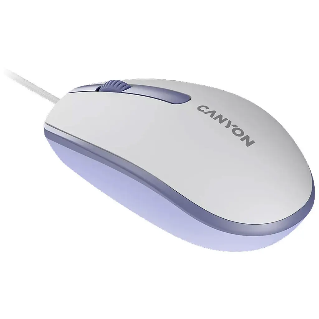 Мишка Canyon M-10 USB White Lavender (CNE-CMS10WL) - фото 3