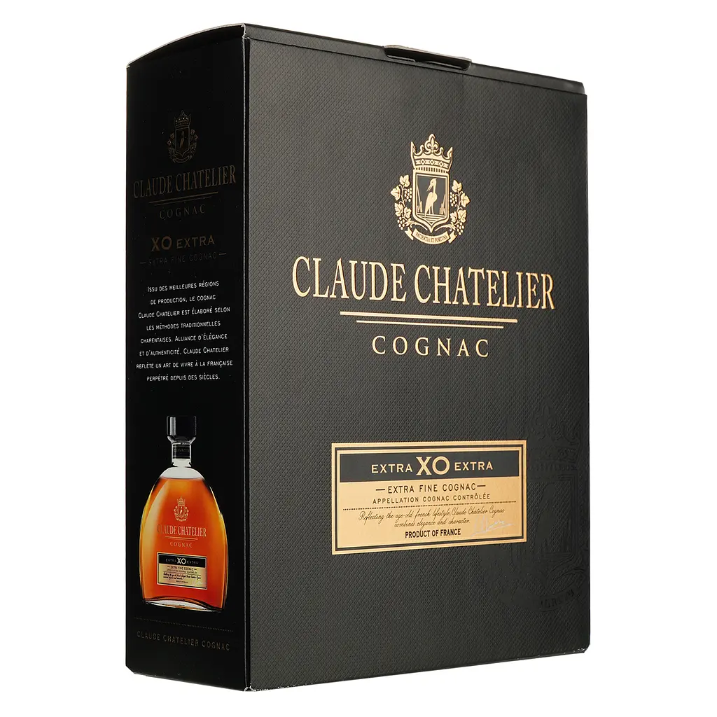 Коньяк Claude Chatelier Extra XO 40% 0.7 л в коробці - фото 5