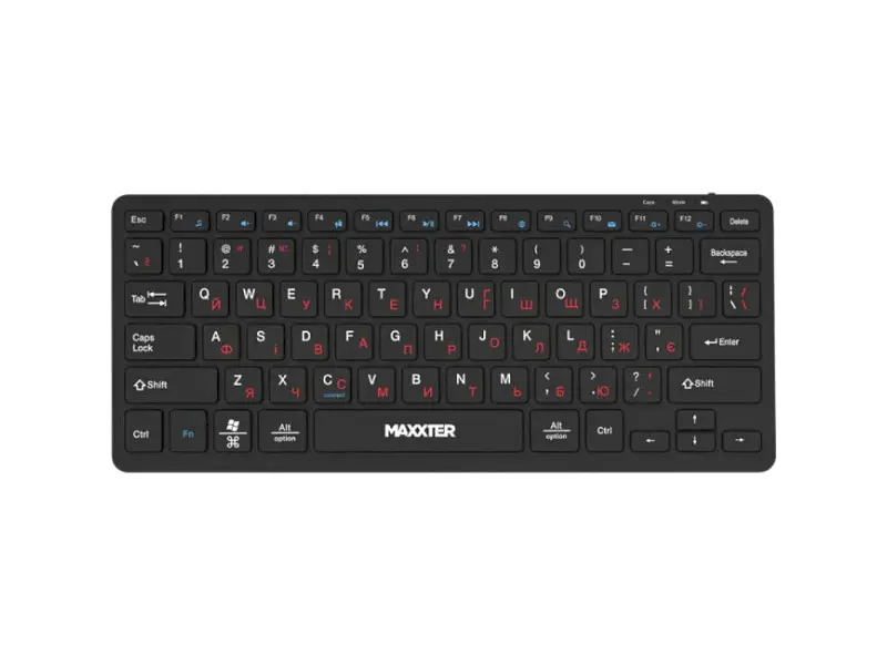 Клавіатура Maxxter KBW-C01B-UA Wireless Black