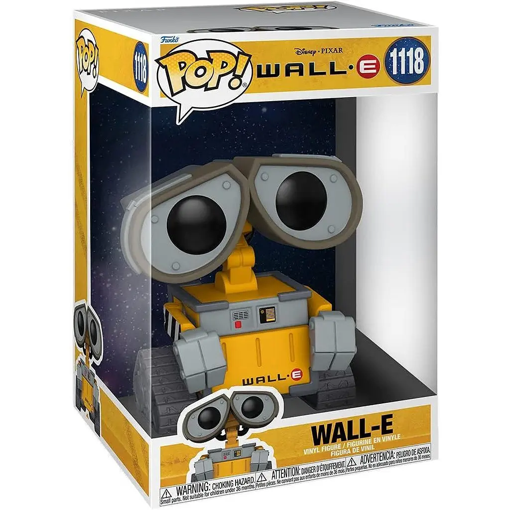 Фігурка Funko Pop Фанко Поп Вал-і Вал-і Wall-E Wall-E 20 см W W 1118 - фото 2