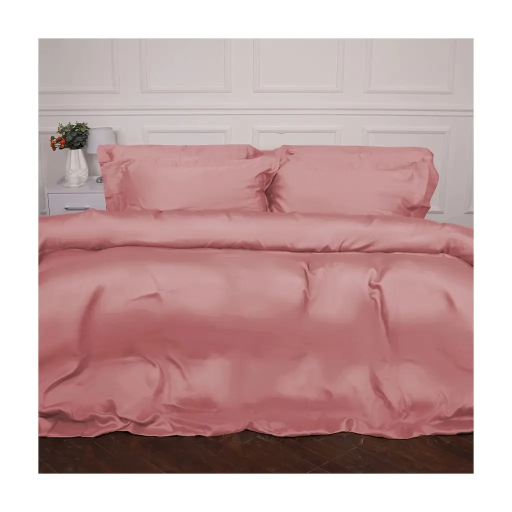 Постільна білизна MirSon Tencel №02 Pink 160х220 полуторний Євро (2200009368561)